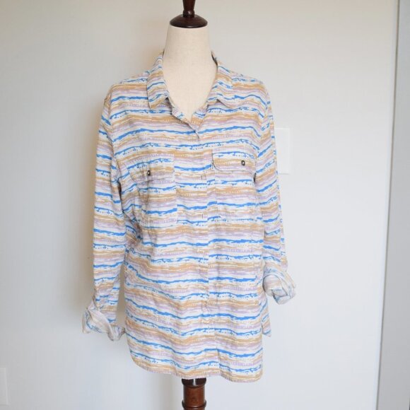 Levi's Aztec Button Down Western Shirt - Picture 3 of 8